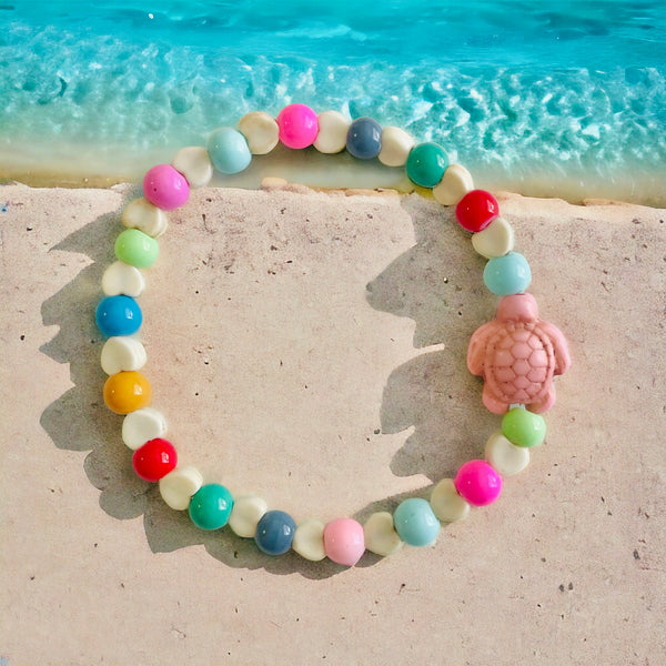 Limited Edition Pink Turtle with Mini hearts - Florida Sea Turtle Company