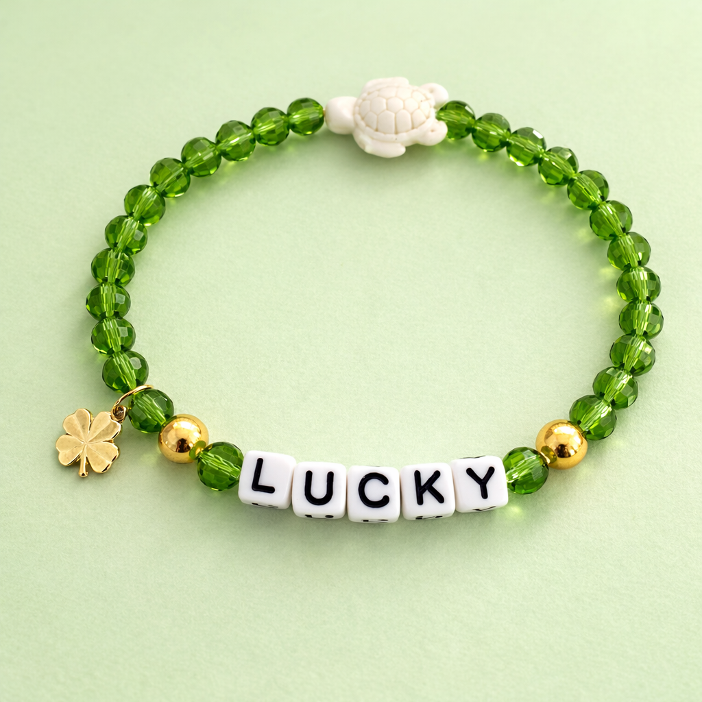 Limited Edition Lucky Clover Sea Turtle Bracelet