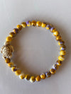 Sea Turtle Bracelet-Yellow & Lilac