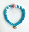 Limited Edition Pink Shell Charm Bracelet